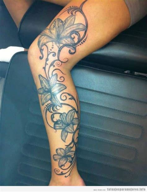 tatuajes para mujer en las piernas|Las mejores 210 ideas de Tatuajes pierna mujer